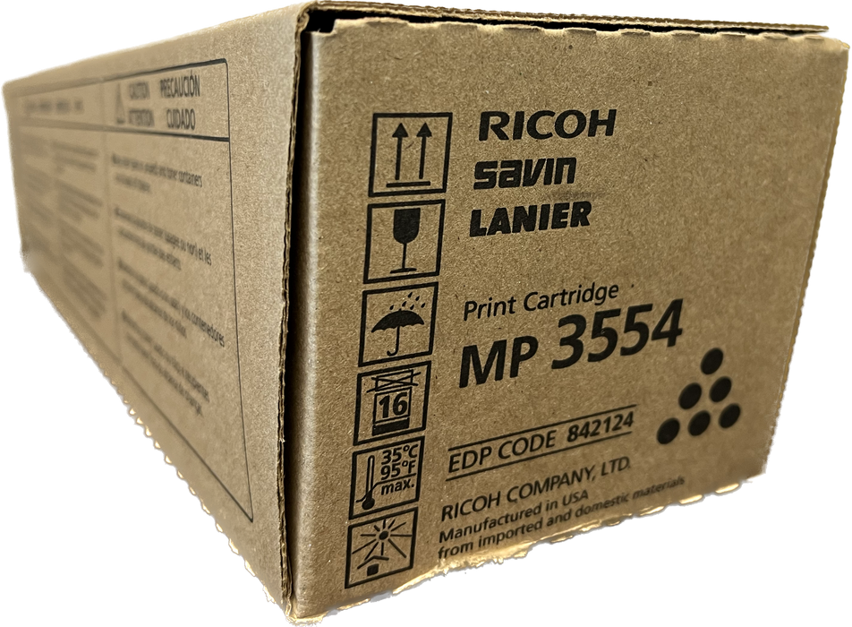 Genuine Ricoh Black Toner Cartridge | 842124 | MP 3554