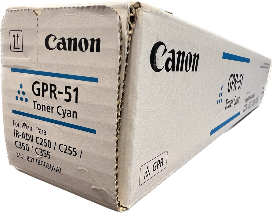 Genuine Canon Cyan Toner Cartridge | 8517B003 | GPR-51C