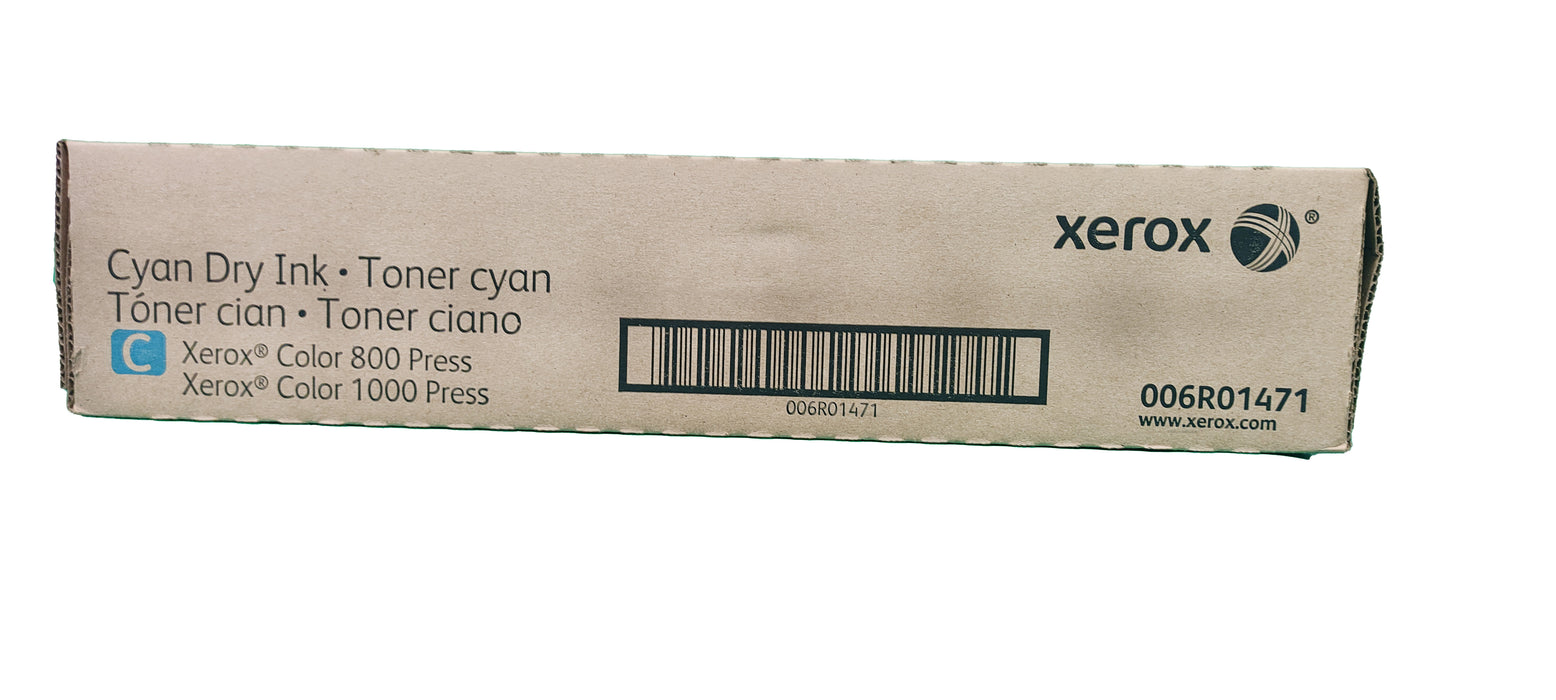 Genuine Xerox Cyan Dry Ink Toner |  OEM 006R01471 | Xerox Color 800 Press and 1000 Press