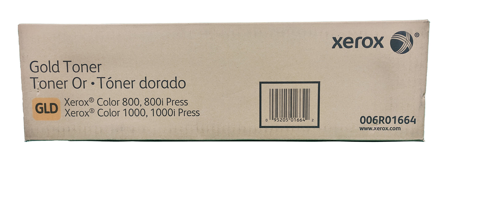 Genuine Xerox Gold Toner |  OEM 006R01664 | Xerox Color 800 Press and 1000 Press