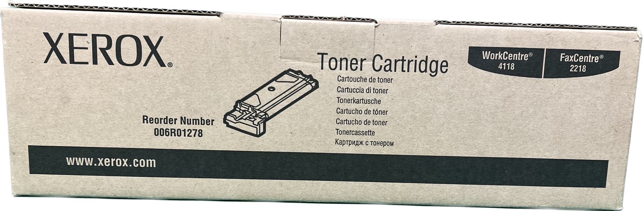 Genuine Xerox Black Toner Cartridge | OEM 006R01278 | Xerox Work Centre 4118, Fax Centre 2218