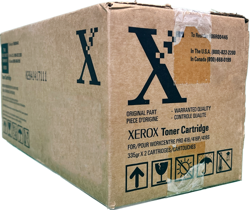 Genuine Xerox Black Toner Cartridge | OEM 106R00445 | Work Centre Pro 416/416P/416S