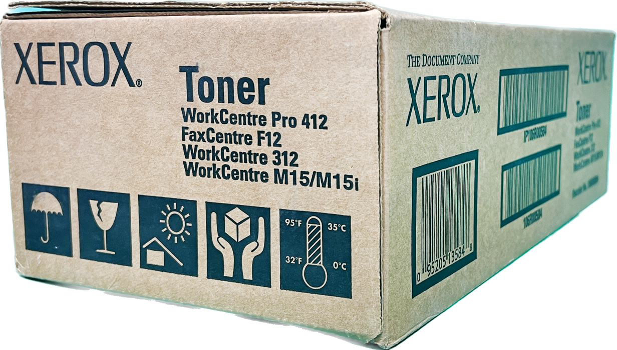 Genuine Xerox Black Toner Cartridge | OEM 106R00584 | WorkCentre Pro 412, FaxCentre F12, WorkCentre 312/M15/M15i