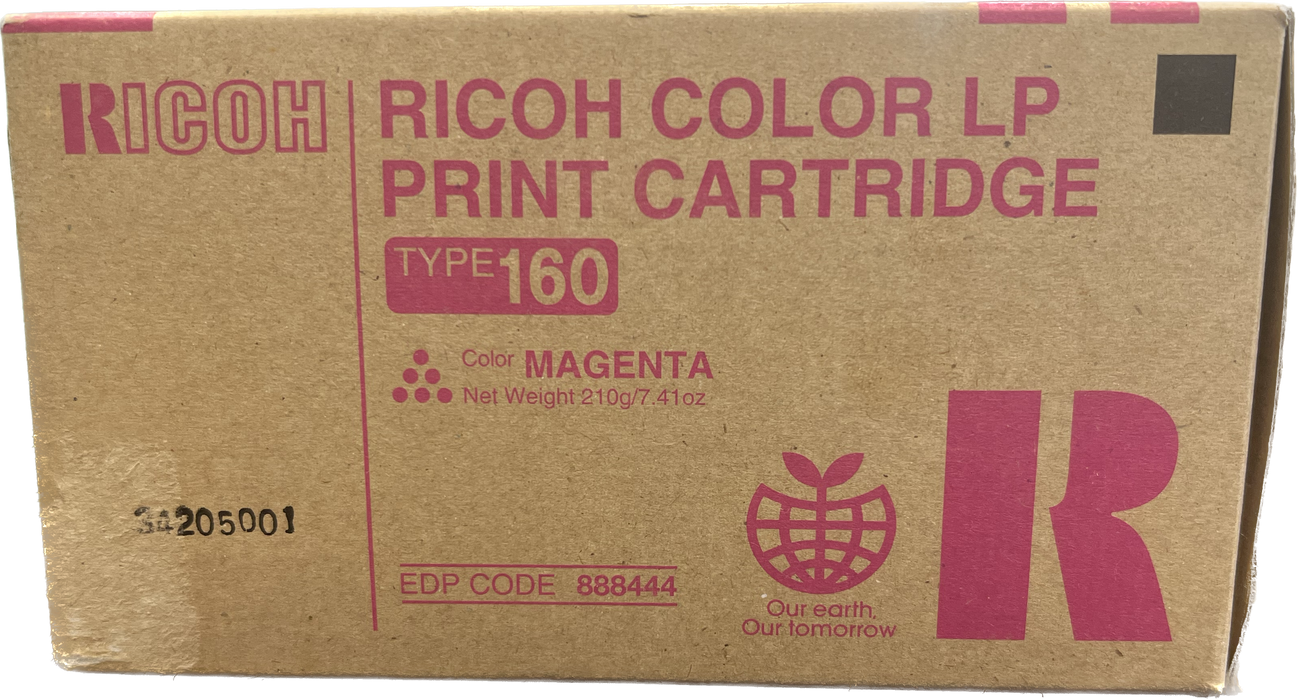 Genuine Ricoh Magenta Toner Cartridge | 888444 | Type 160