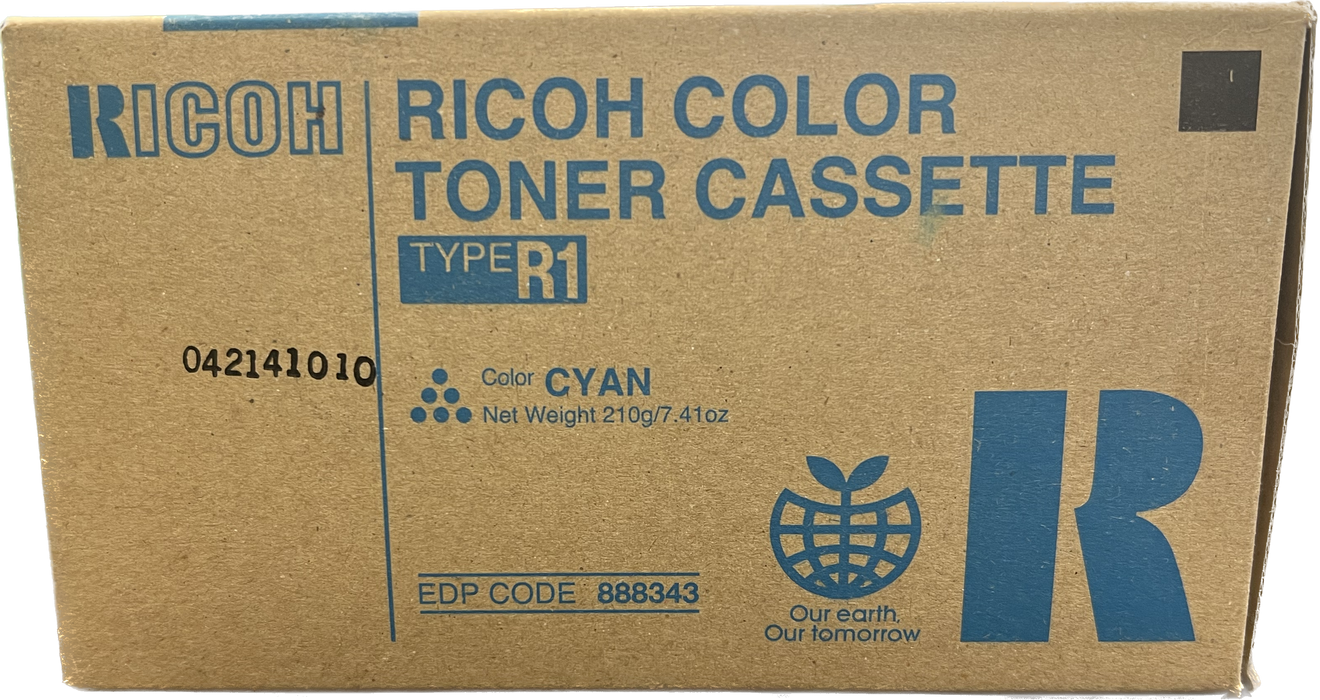 Genuine Ricoh Cyan Toner Cartridge | 888343 | Type R1