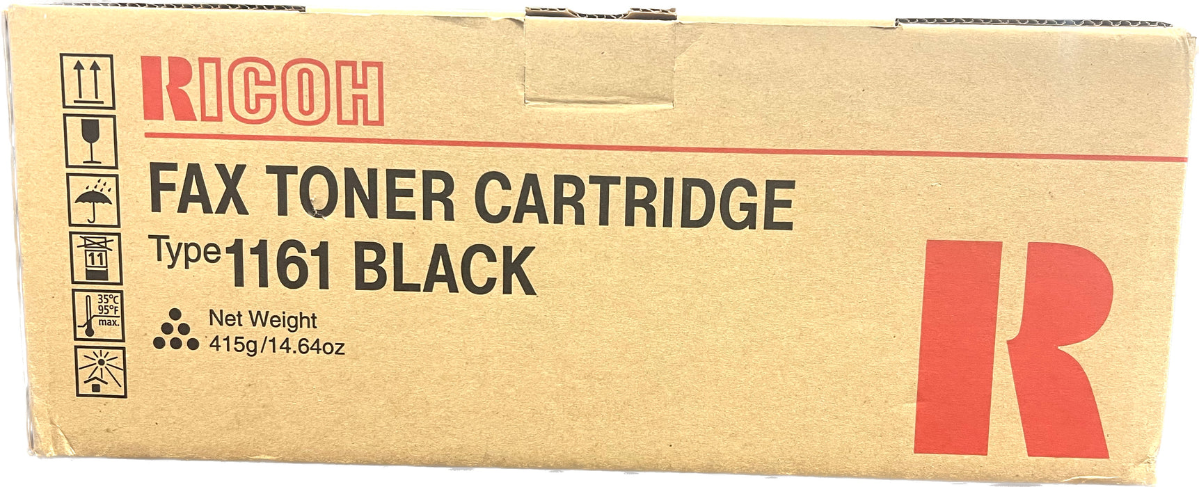 Genuine Ricoh Black Fax Toner Cartridge | 430348 | Type 1161