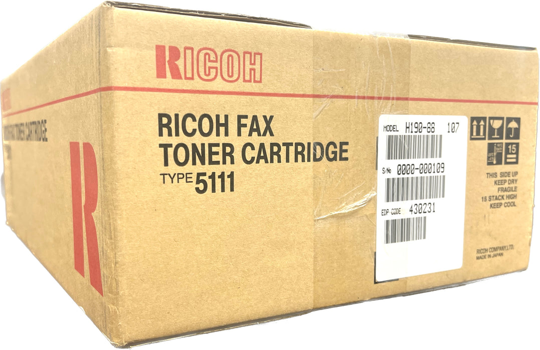 Genuine Ricoh Black Fax Toner Cartridge | 430231 | Type 5111