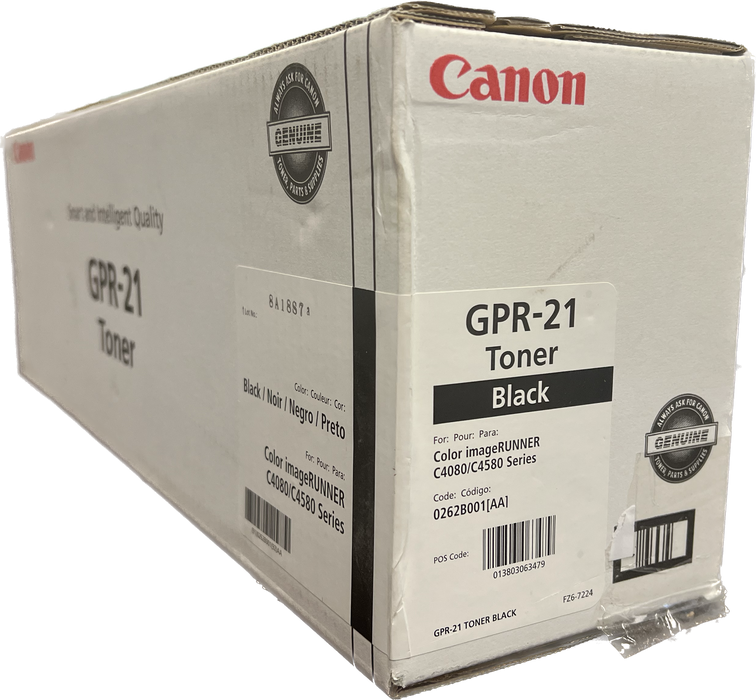 Genuine Canon Black Toner Cartridge | 0262B001 | GPR-21K