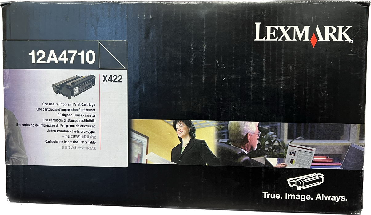 Genuine Lexmark Black Laser Toner Cartridge | 12A4710 | X422