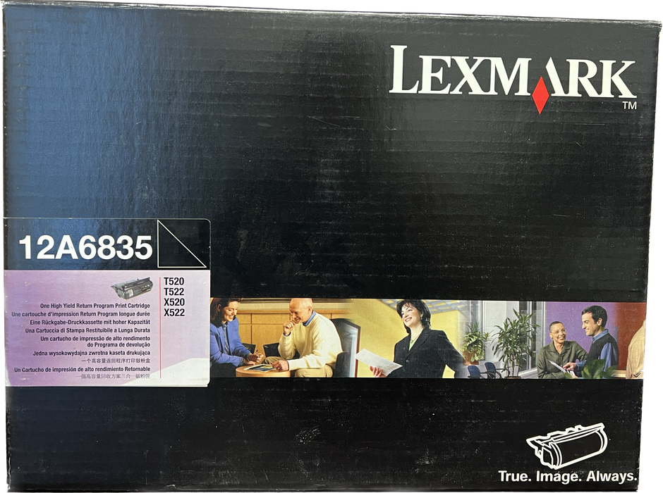 Genuine Lexmark Black Laser Toner Cartridge | 12A6835 | T520, T522, X520, X522