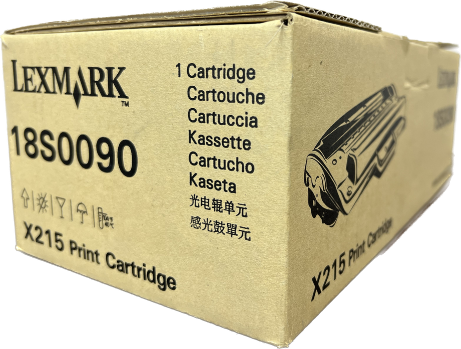 Genuine Lexmark Black Laser Toner Cartridge | 18S0090 | X215