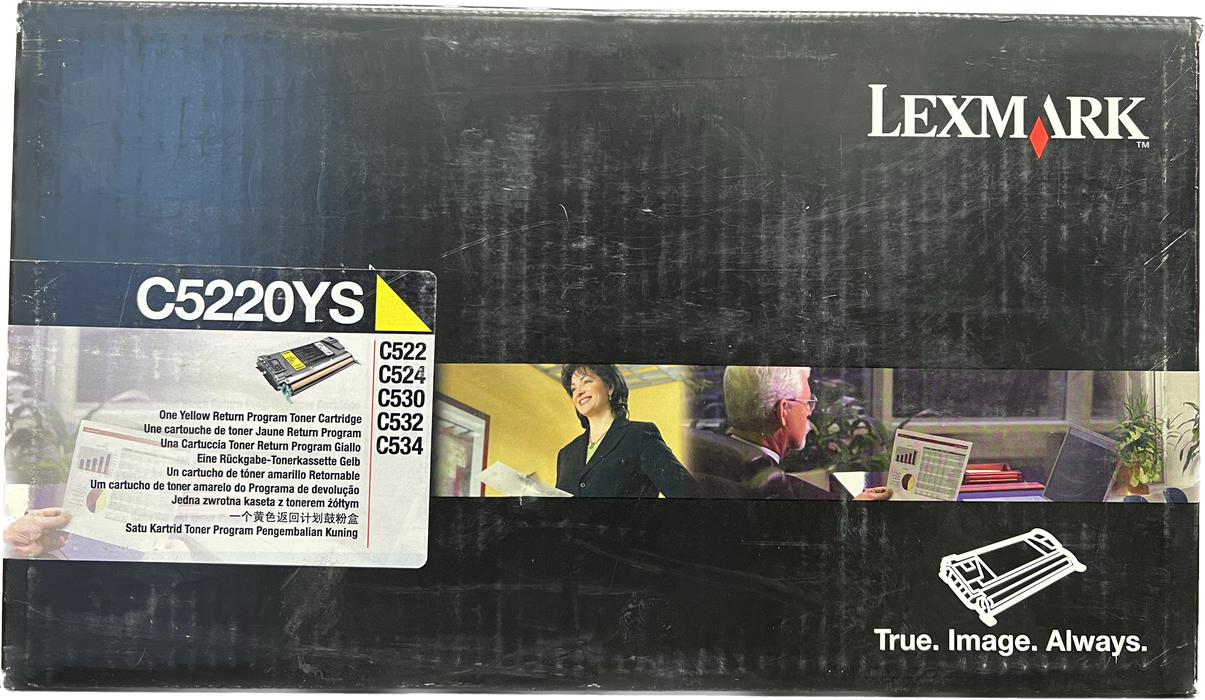 Genuine Lexmark Yellow Toner Cartridge | C5220YS | C522, C524, C530, C532, C534
