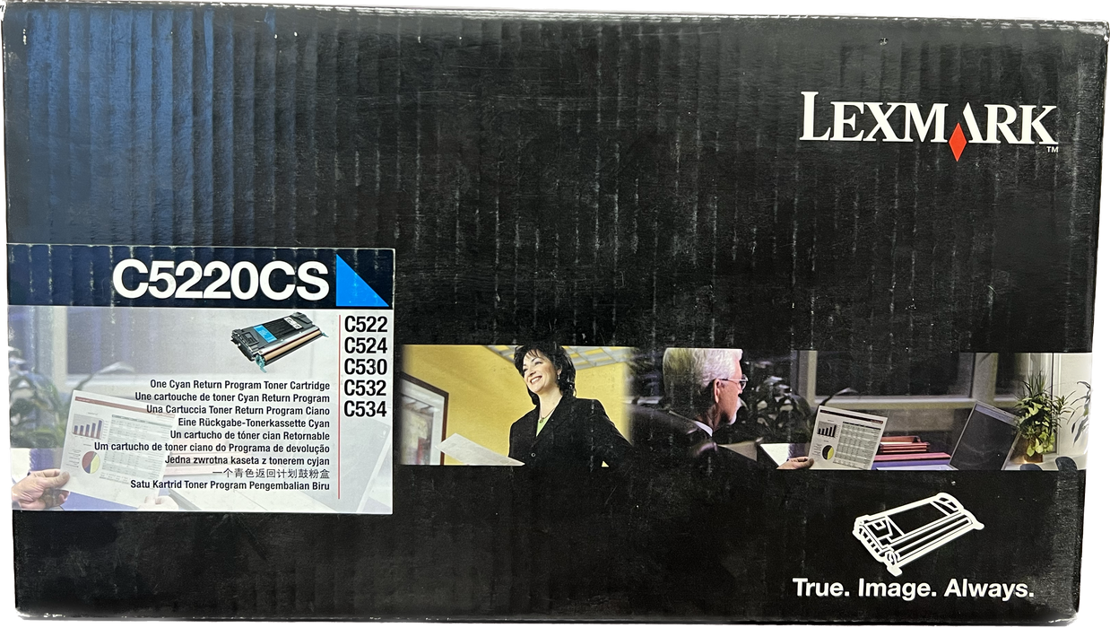 Genuine Lexmark Cyan Toner Cartridge | C5220CS | C522, C524, C530, C532, C534