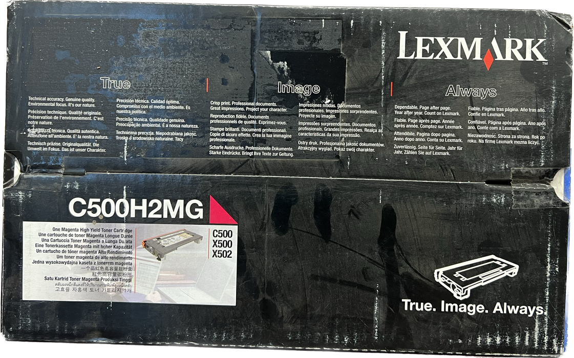 Genuine Lexmark Magenta Toner Cartridge | C500H2MG | C500, X500, X502