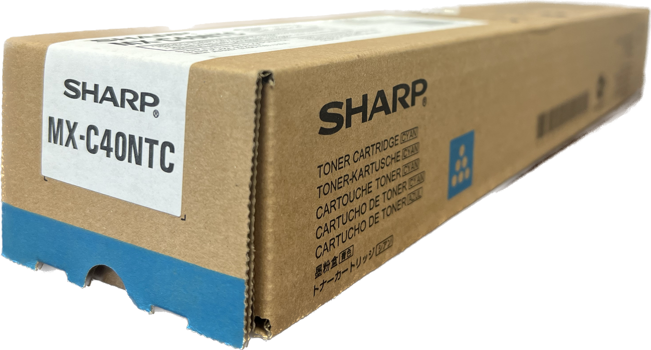 Genuine Sharp Cyan Toner Cartridge | MX-C40NTC
