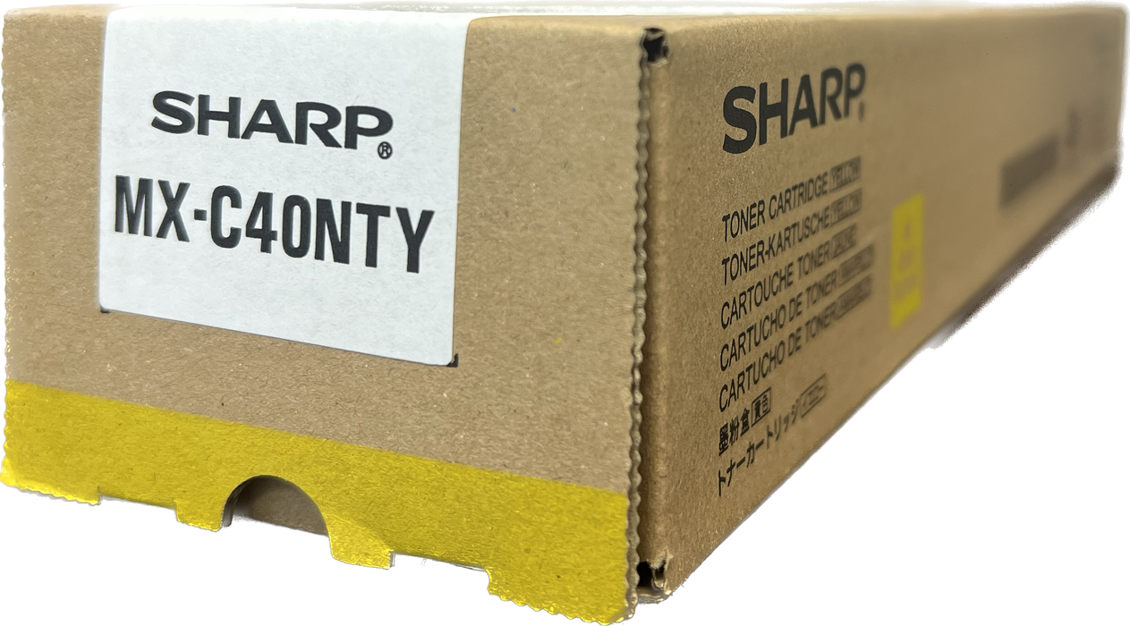 Genuine Sharp Yellow Toner Cartridge | MX-C40NTY