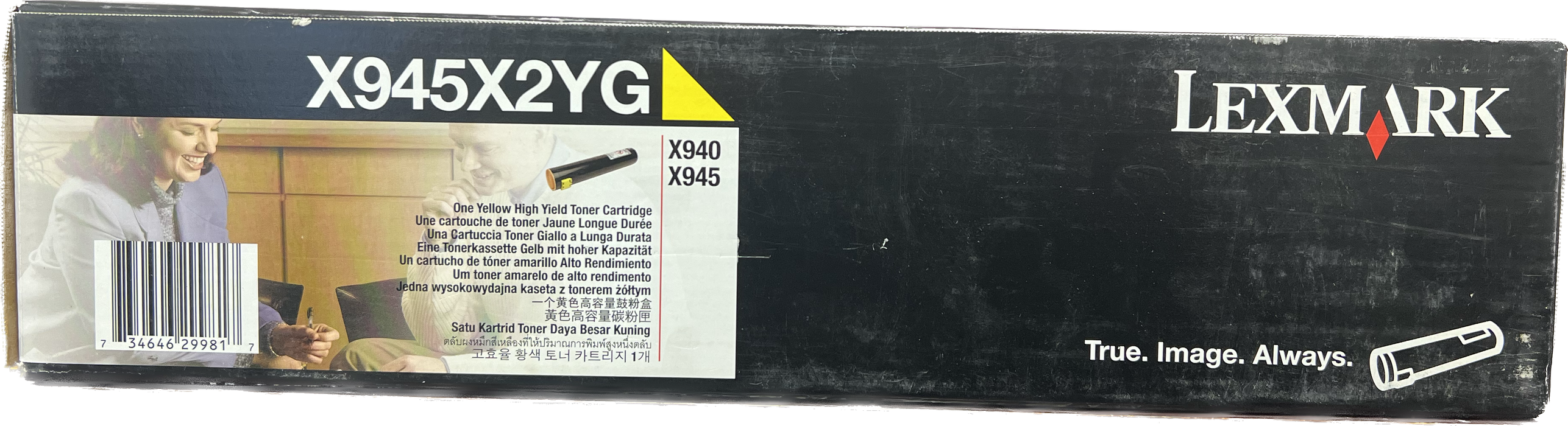 Genuine Lexmark Yellow Toner Cartridge | X945X2YG