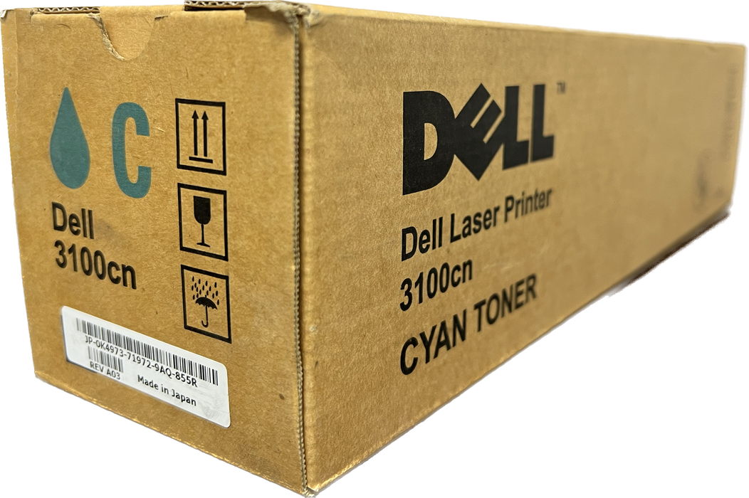Genuine Dell Cyan Laser Toner Cartridge | 3100CN