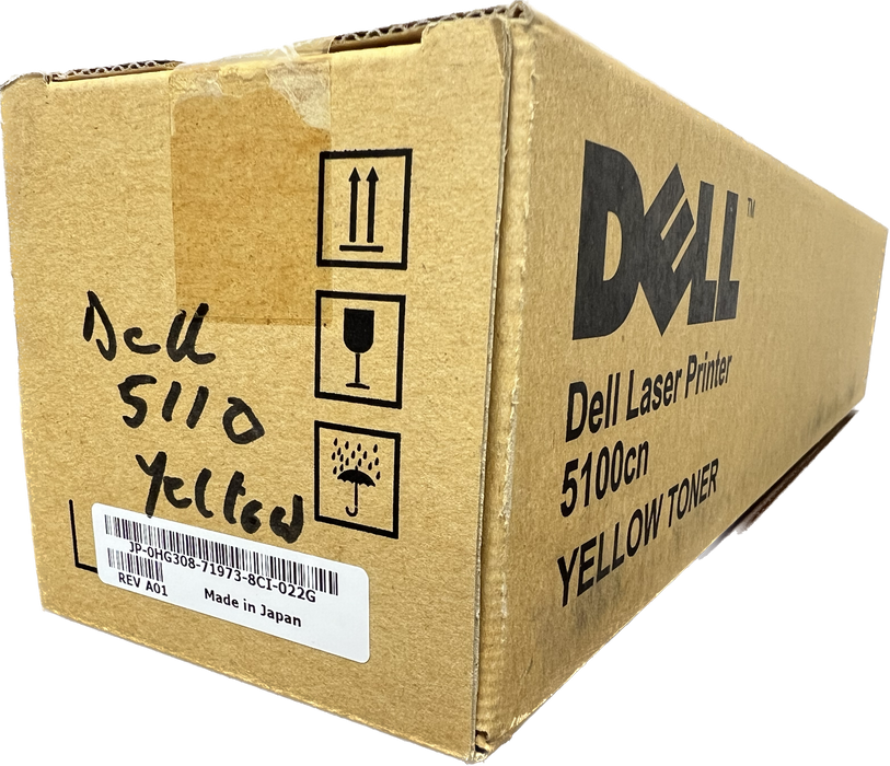 Genuine Dell Yellow Laser Toner Cartridge | 5100CN