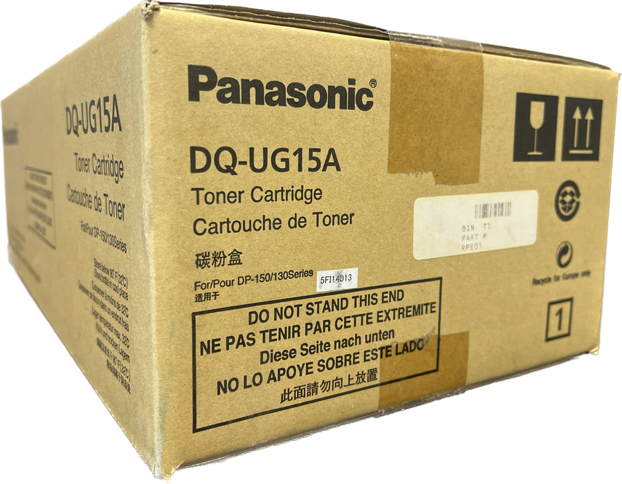 Genuine Panasonic Black Laser Toner Cartridge | DQ-UG15A