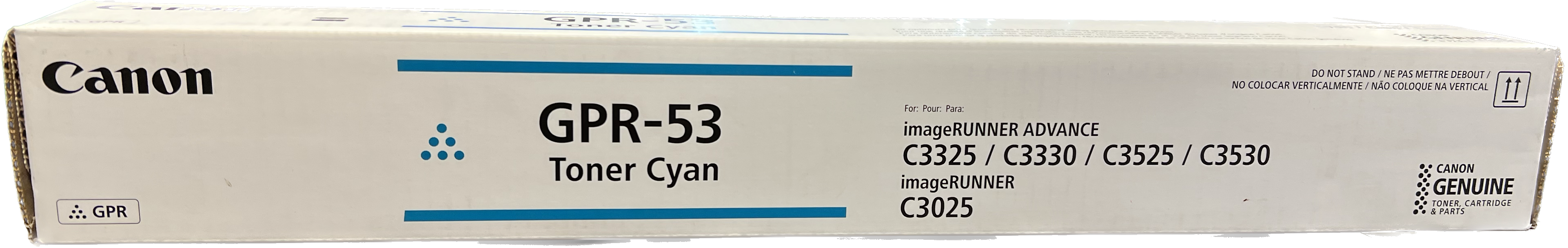Genuine Canon Cyan Toner Cartridge | 8524B003 | GPR-53C