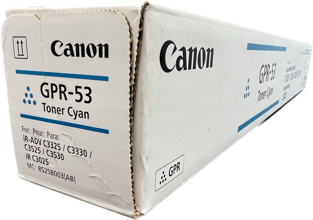 Genuine Canon Cyan Toner Cartridge | 8524B003 | GPR-53C
