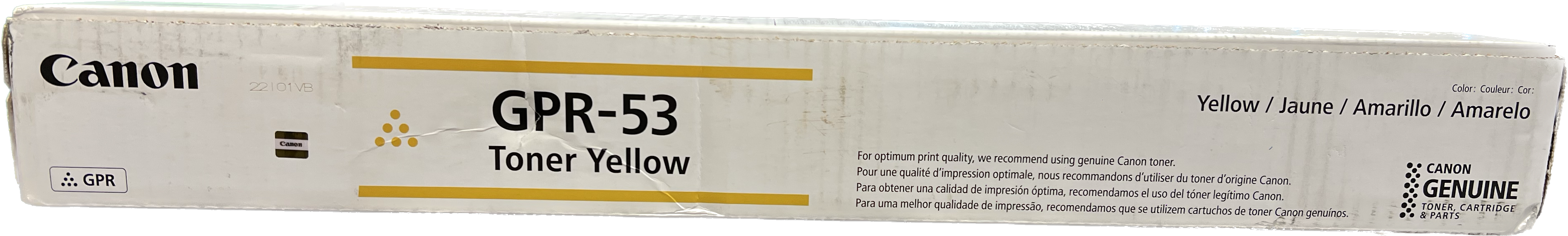 Genuine Canon Yellow Toner Cartridge | 8527B003 | GPR-53Y