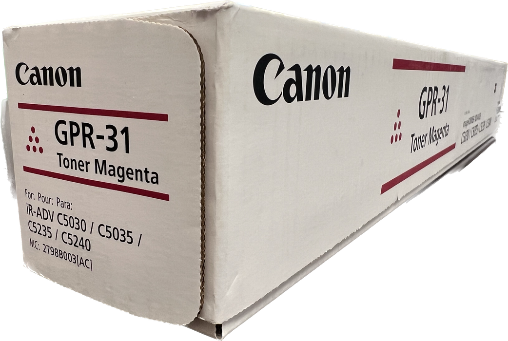 Genuine Canon Magenta Toner Cartridge | 2798B003 | GPR-31M