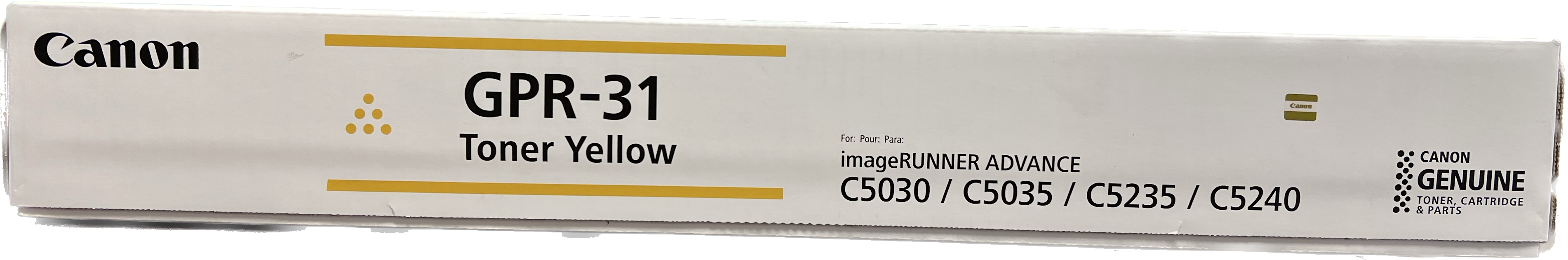 Genuine Canon Yellow Toner Cartridge | 2802B003 | GPR-31Y