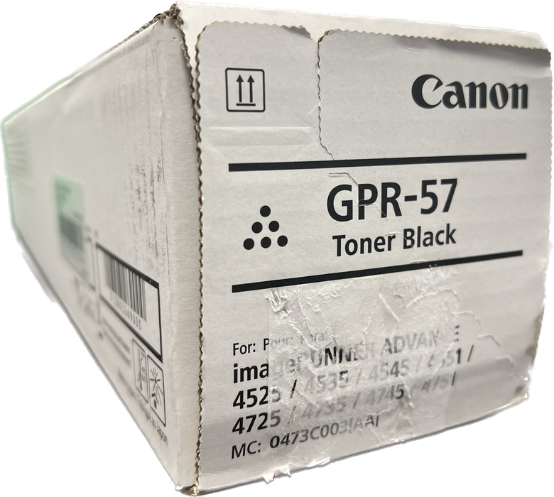 Genuine Canon Black Toner Cartridge | 0473C003 | GPR-57K