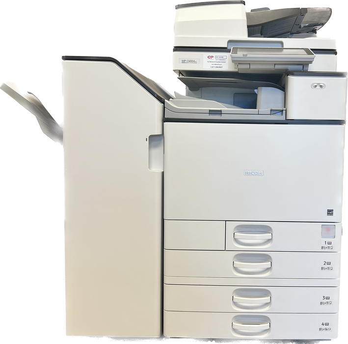 RICOH MP C6004ex Color Laser Multifunction Printer (REFURBISHED)