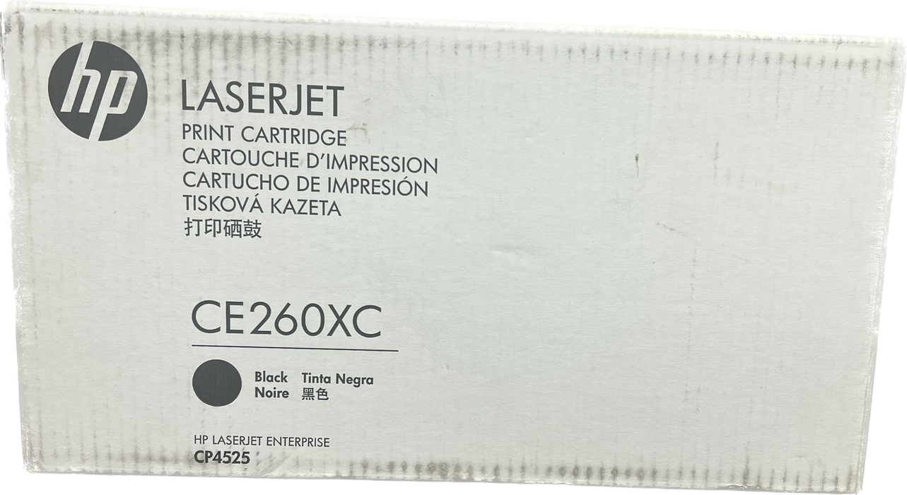 Genuine HP Black Print Cartridge |  CE260XC  | HP Laserjet Enterprise | CP4525