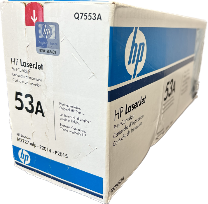 Genuine HP LaserJet Print Cartridge |  Q7553A  | HP LaserJet | M2727, P2014, P2015
