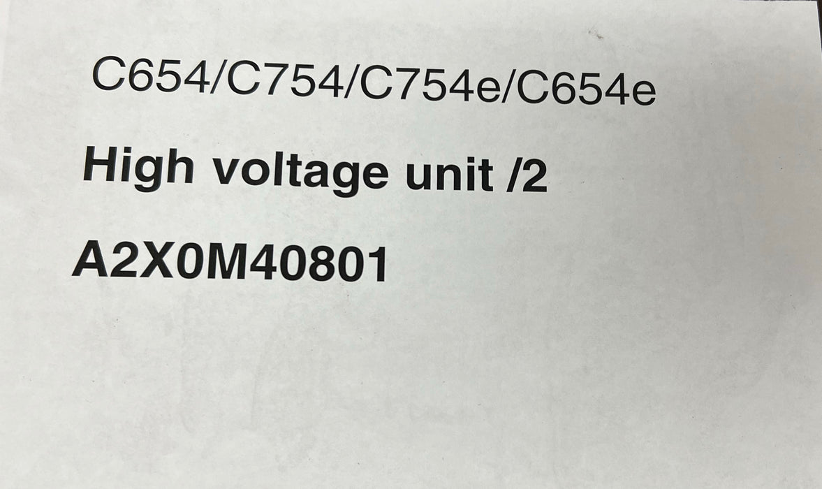 Konica Minolta High voltage unit 2 | A2X0M40801