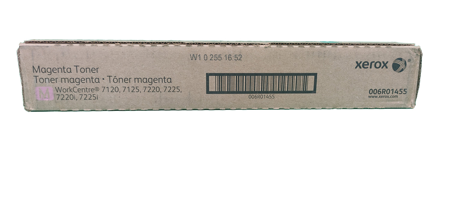 Genuine Xerox Magenta Laser Toner Cartridge |  OEM 006R01455 | WorkCentre 7120, 7125, 7220, 7225