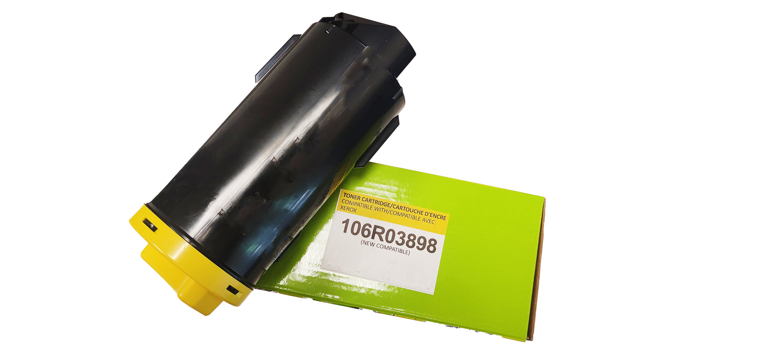 Compatible Xerox Yellow Laser Toner Cartridge |  OEM 106R03898 | VersaLink C600, C605