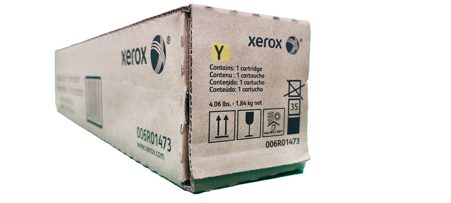 Genuine Xerox Yellow Dry Ink Toner |  OEM 006R01473 | Xerox Color 800 Press and 1000 Press