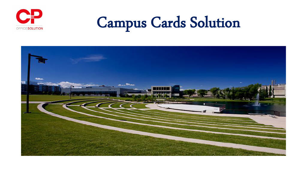 Campus Cards Solution with school field showcase