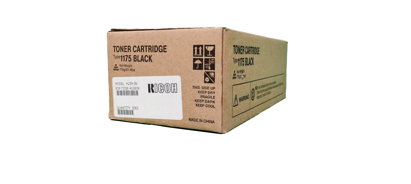 Genuine Ricoh Black Toner Cartridge | 412676 | Type 1175