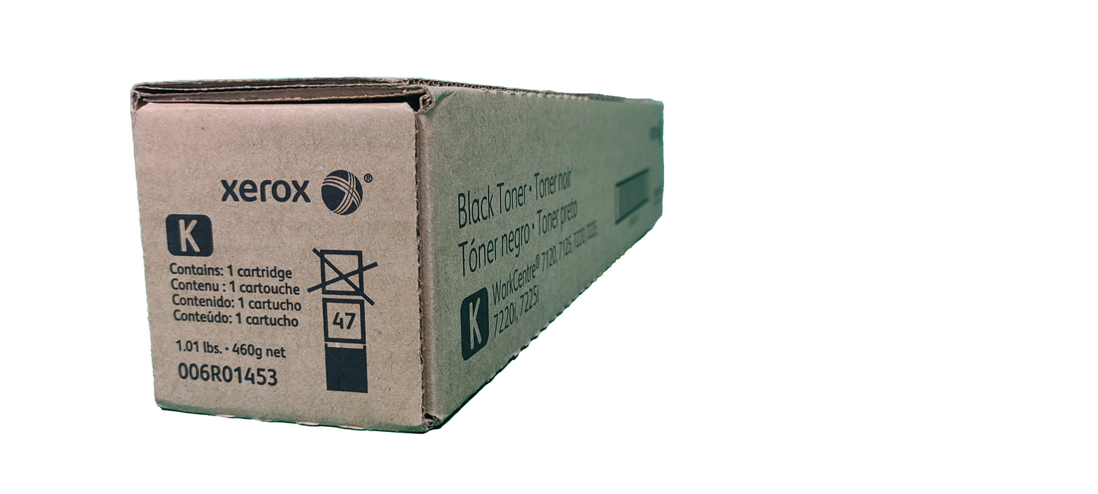 Genuine Xerox Black Laser Toner Cartridge |  OEM 006R01453 | WorkCentre 7120, 7125, 7220, 7225
