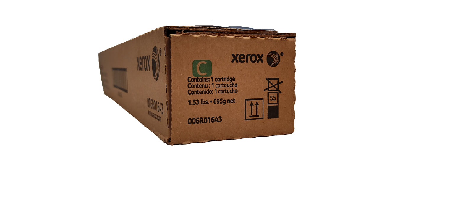 Genuine Xerox Cyan Toner Cartridge | OEM 006R01643 | Xerox Versant 80, 180, 280 Presses