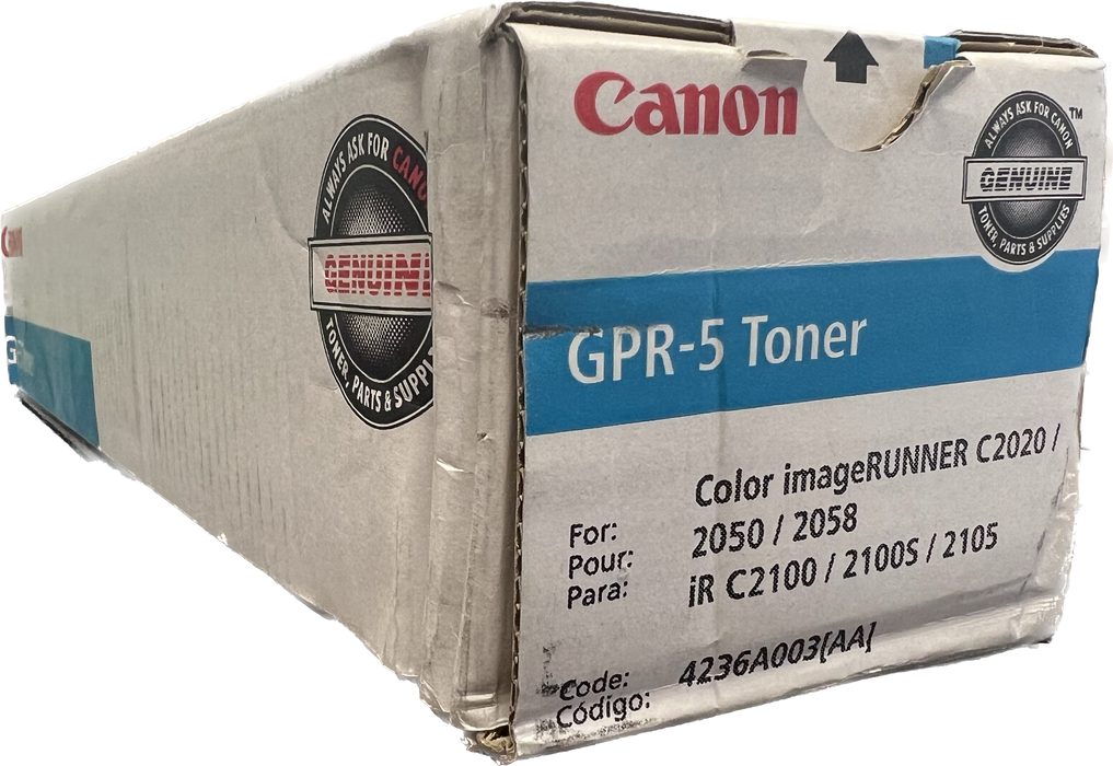 Genuine Canon Cyan Toner Cartridge | 4236A003 | GPR-5C
