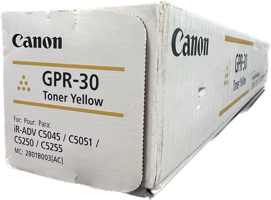 Genuine Canon Yellow Toner Cartridge | 2801B003 | GPR-30Y