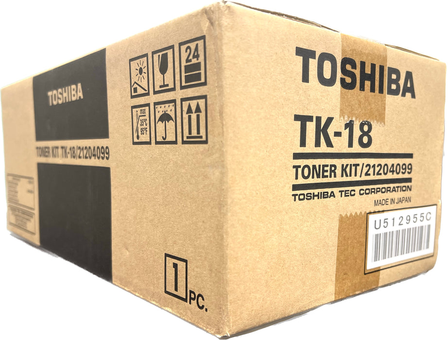 Genuine Toshiba Black Toner | 21204099 | TK-18
