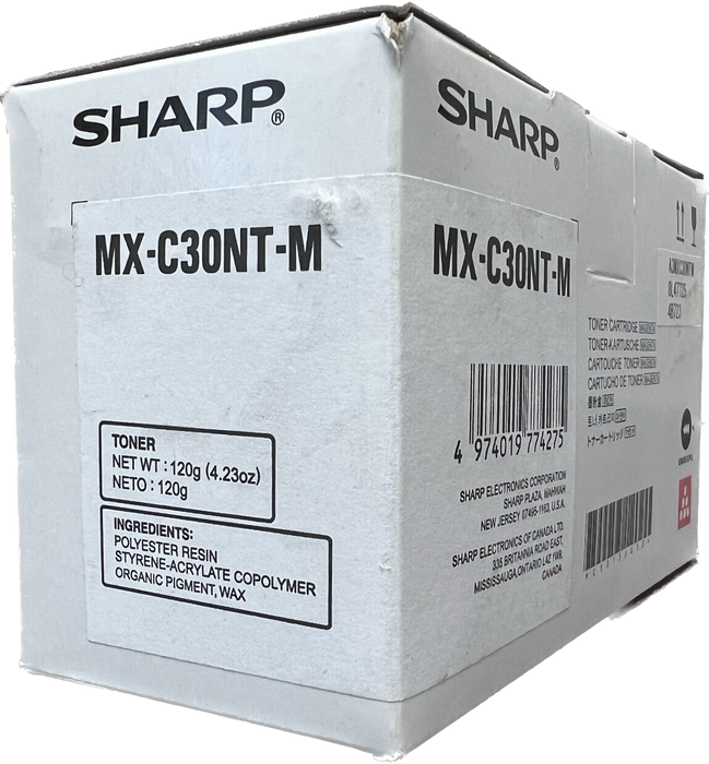 Genuine Sharp Magenta Toner Cartridge | MX-C30NT-M