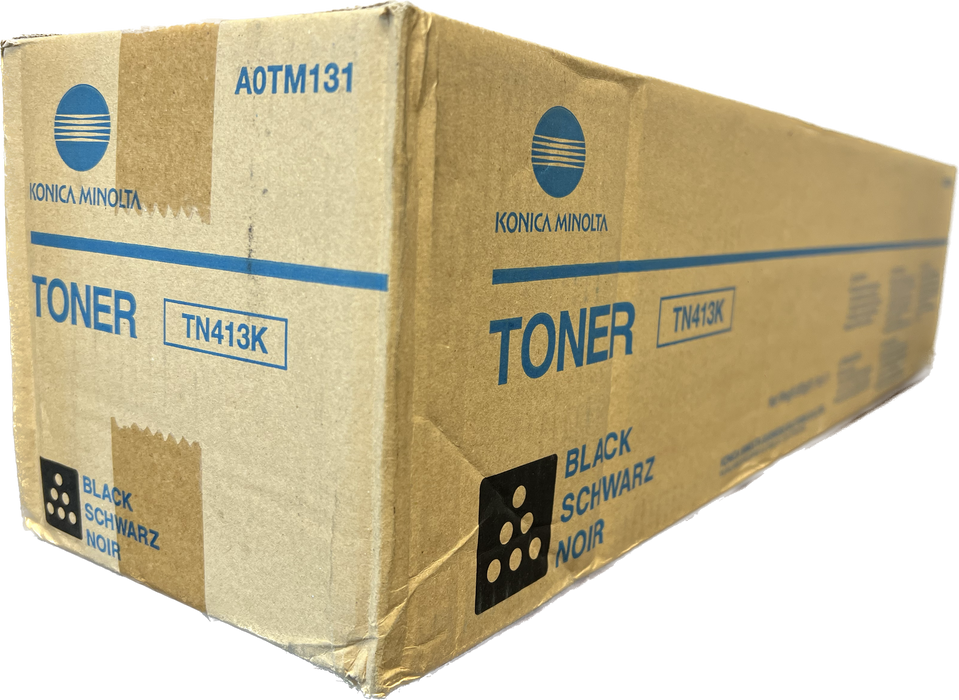 Genuine Konica Minolta Black Toner Cartridge | TN-413K | A0TM131
