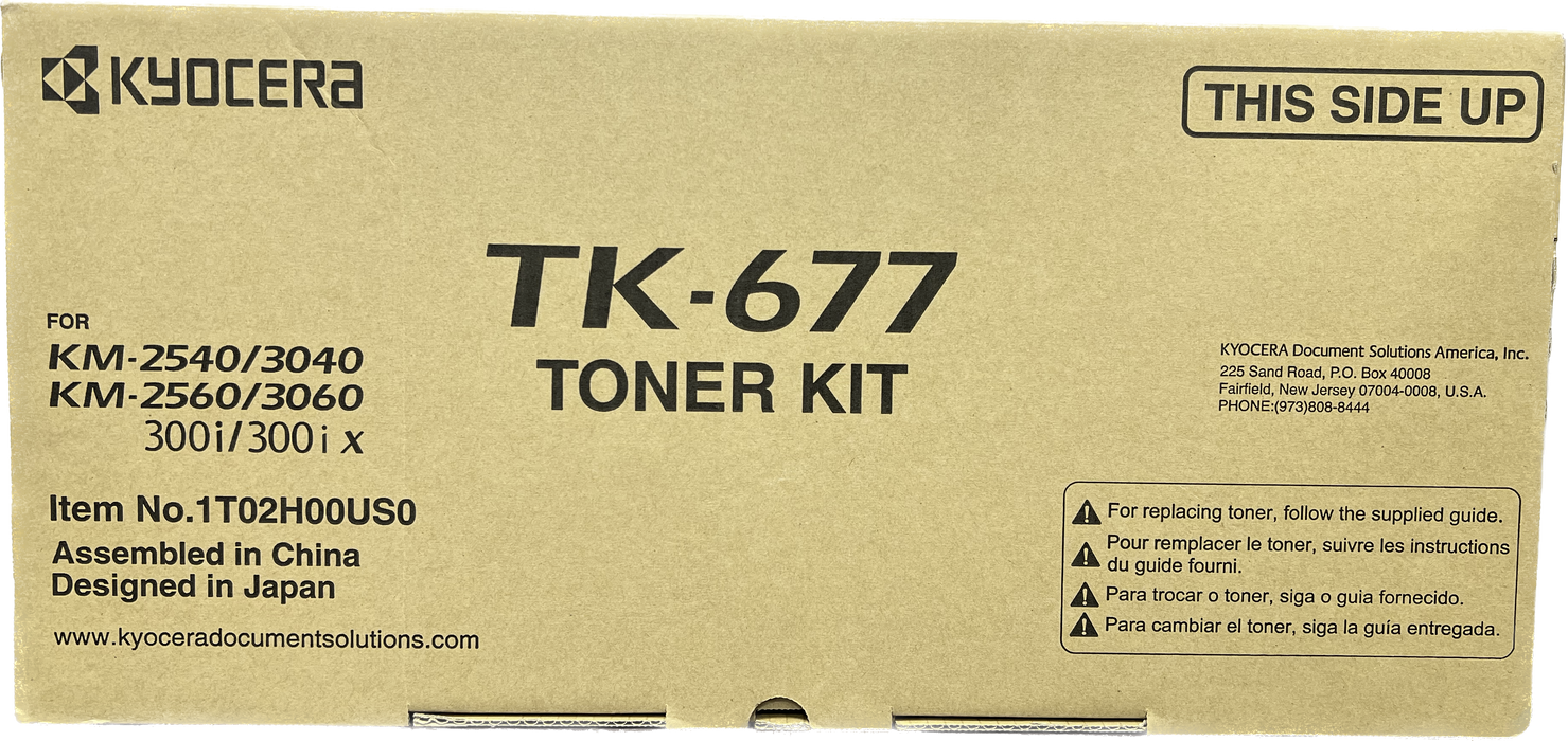 Genuine Kyocera Black Toner Cartridge | TK-677