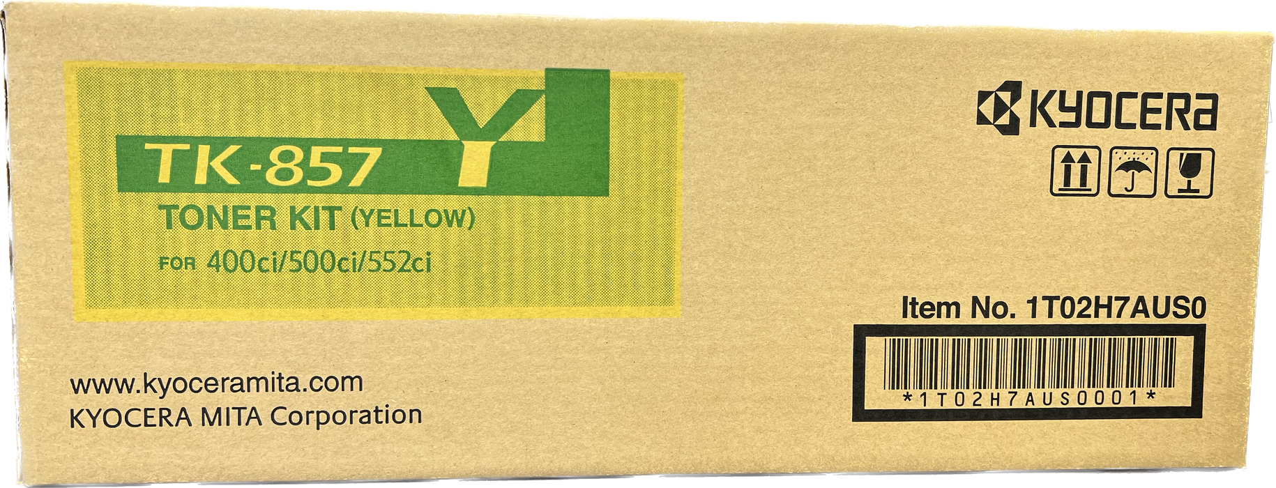 Genuine Kyocera Yellow Toner Cartridge | 1T02H7AUS0 | TK-857Y