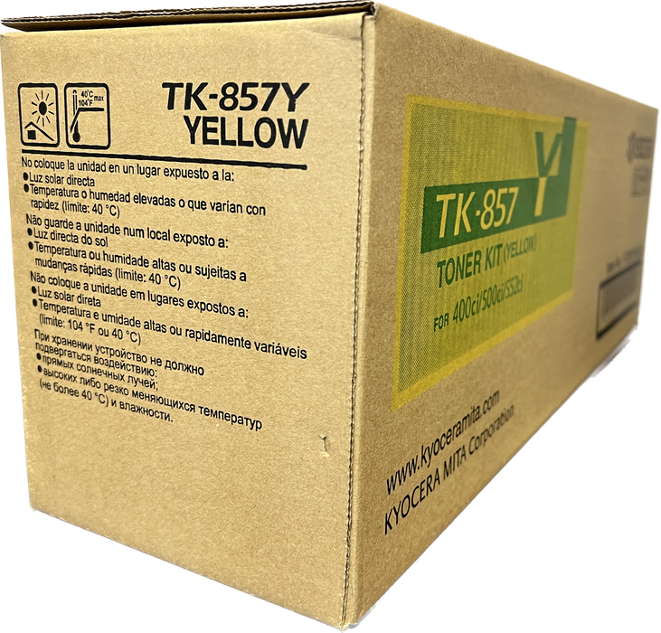 Genuine Kyocera Yellow Toner Cartridge | 1T02H7AUS0 | TK-857Y