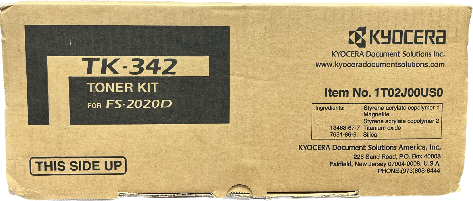 Genuine Kyocera Black Toner Cartridge | 1T02J00US0 | TK-342